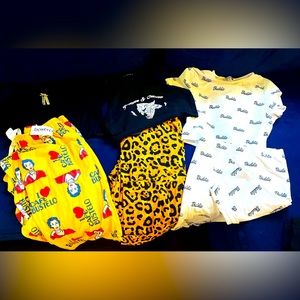 🔥 NWT, NWOT & OTHER COFFEE TIGER POP ART PAJAMA LOUNGE LOT L BOXERCRAFT